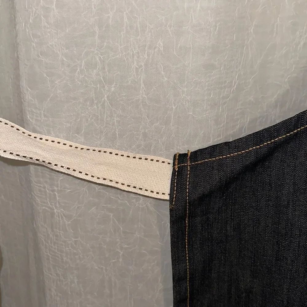 Premium Denim Chef Construction Gardening Cooking Grill Cotton Apron